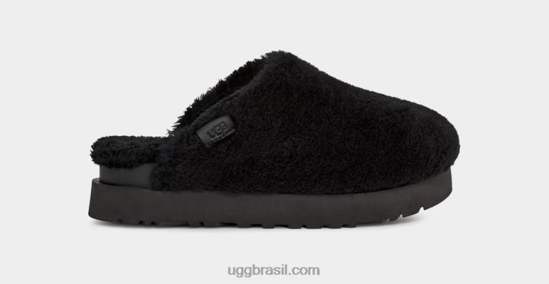 preto 4VTTD2100 UGG mulheres slide de açúcar penugem