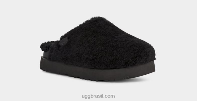 preto 4VTTD2100 UGG mulheres slide de açúcar penugem
