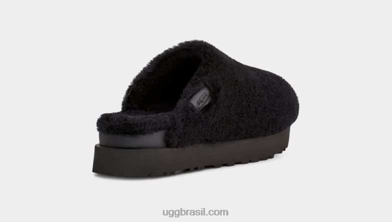 preto 4VTTD2100 UGG mulheres slide de açúcar penugem