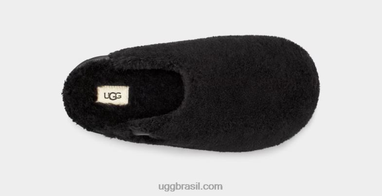 preto 4VTTD2100 UGG mulheres slide de açúcar penugem