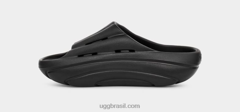preto 4VTTD381 UGG mulheres slide de espuma