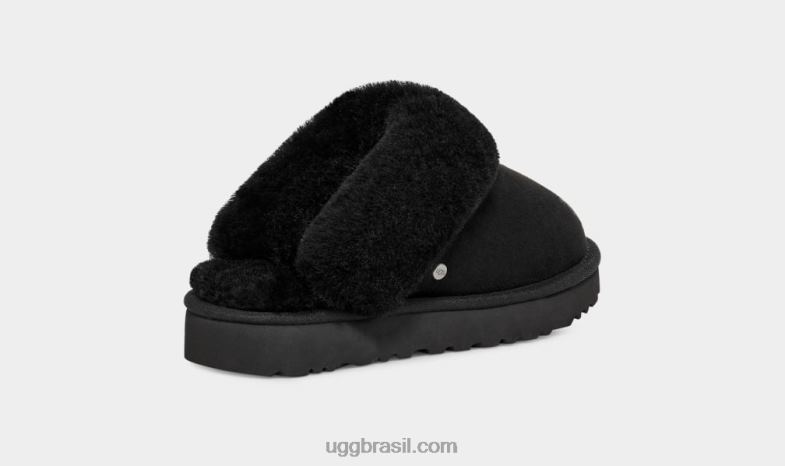 preto 4VTTD398 UGG mulheres chinelo clássico ii