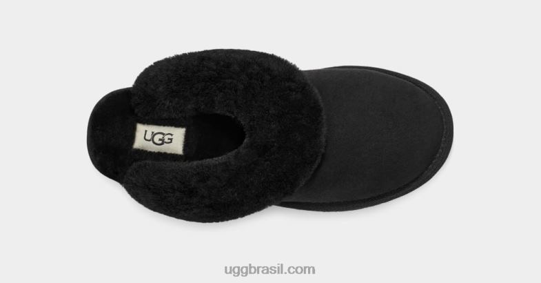 preto 4VTTD398 UGG mulheres chinelo clássico ii