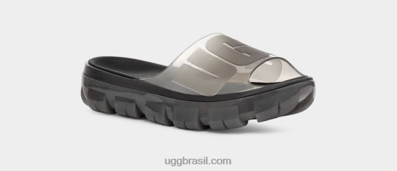 preto 4VTTD402 UGG mulheres slide de gelatina transparente