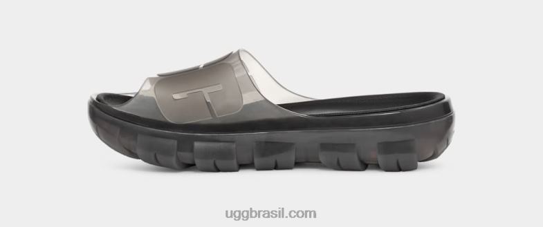 preto 4VTTD402 UGG mulheres slide de gelatina transparente