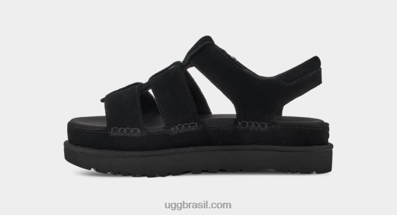 preto 4VTTD456 UGG mulheres alça estrela dourada