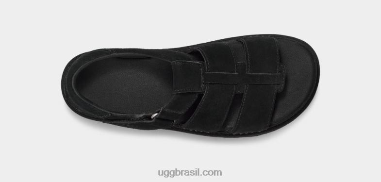 preto 4VTTD456 UGG mulheres alça estrela dourada