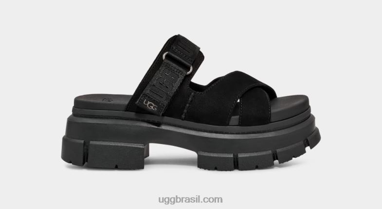 preto 4VTTD464 UGG mulheres slide de ashton