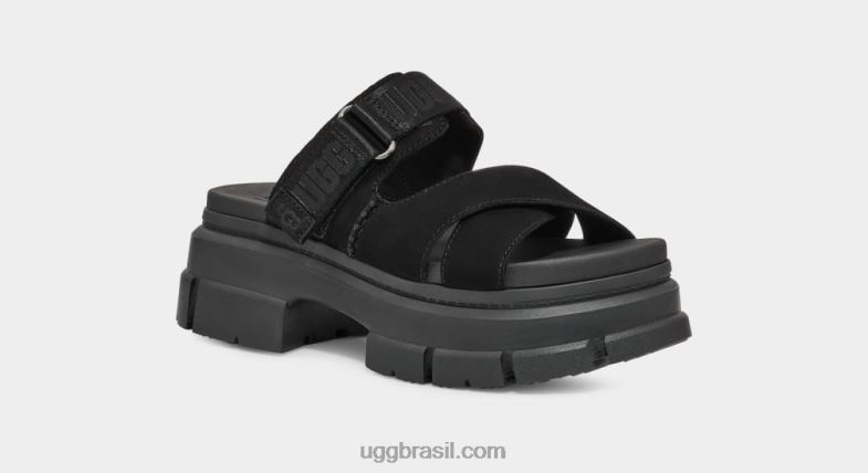 preto 4VTTD464 UGG mulheres slide de ashton