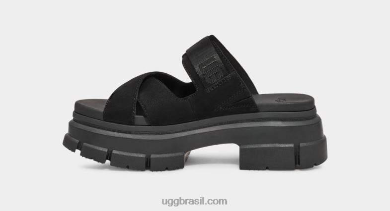 preto 4VTTD464 UGG mulheres slide de ashton