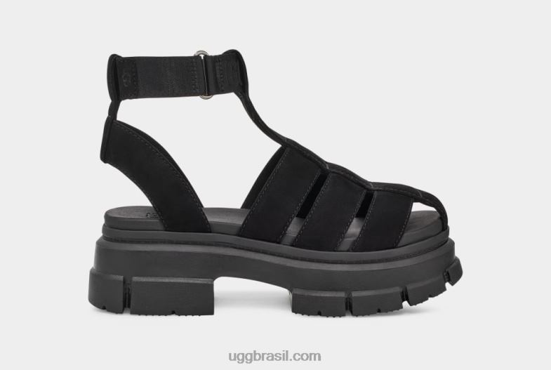 preto 4VTTD467 UGG mulheres ashton strappy