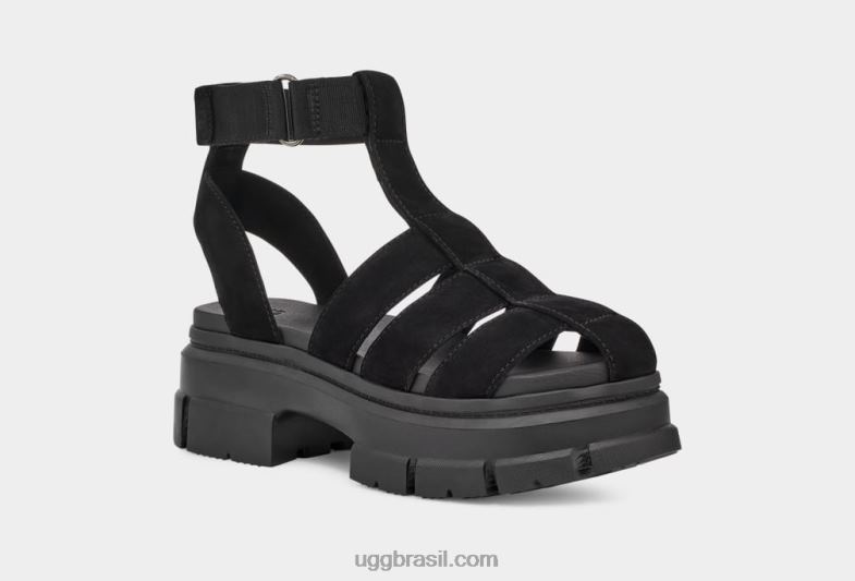 preto 4VTTD467 UGG mulheres ashton strappy