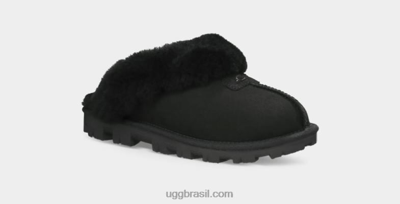 preto 4VTTD487 UGG mulheres chinelo coquete