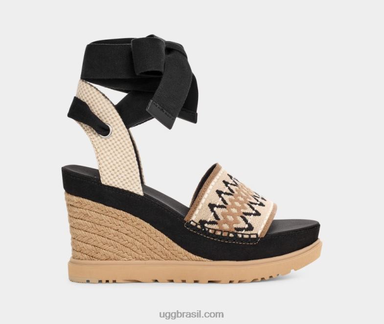 preto 4VTTD500 UGG mulheres tornozeleira abade