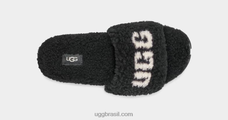 preto 4VTTD582 UGG mulheres gráfico cozetta encaracolado
