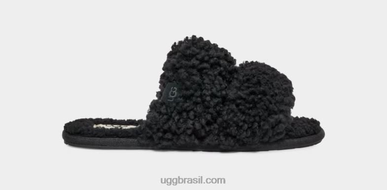 preto 4VTTD680 UGG mulheres scuffetta maxi encaracolado