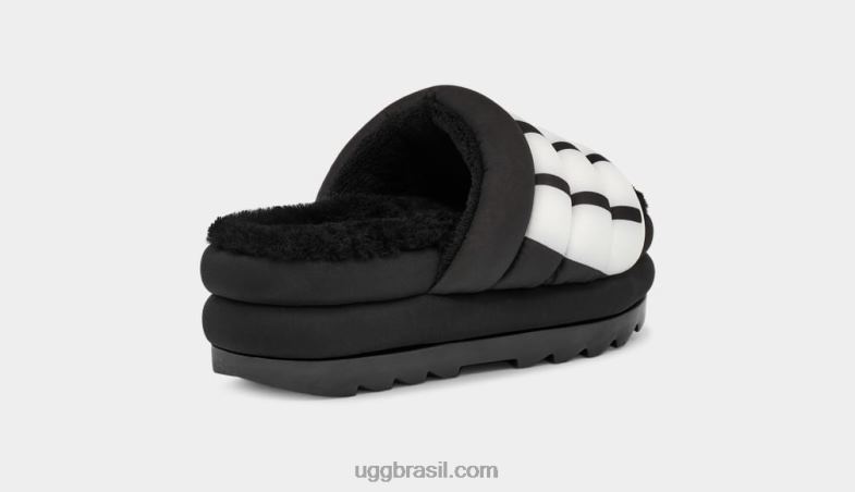 preto 4VTTD706 UGG mulheres logotipo maxi slide