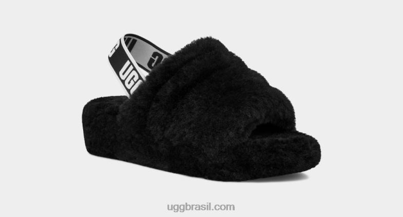 preto 4VTTD713 UGG mulheres fofo sim deslize
