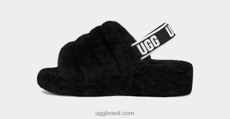 preto 4VTTD713 UGG mulheres fofo sim deslize