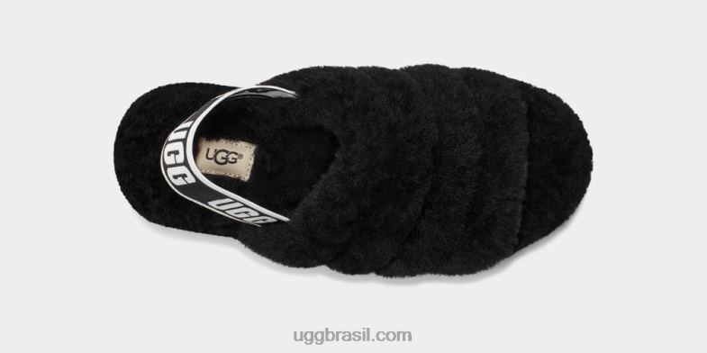preto 4VTTD713 UGG mulheres fofo sim deslize
