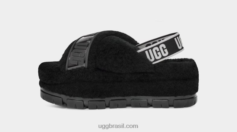 preto 4VTTD731 UGG mulheres fuzzita claro