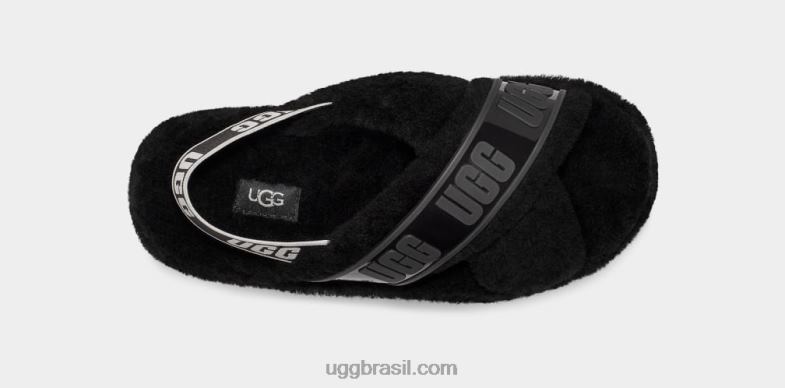 preto 4VTTD731 UGG mulheres fuzzita claro