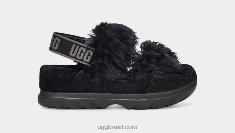 preto 4VTTD740 UGG mulheres sandália fofa de açúcar