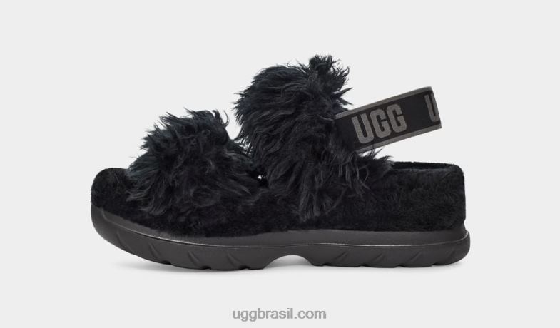 preto 4VTTD740 UGG mulheres sandália fofa de açúcar