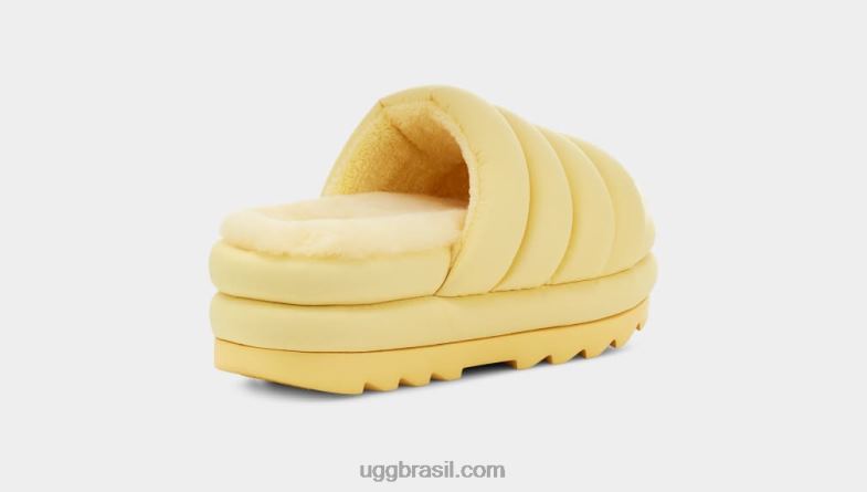 pudim de banana 4VTTD762 UGG mulheres maxi slide