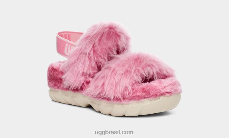 rosa 4VTTD741 UGG mulheres sandália fofa de açúcar