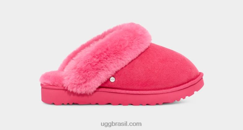 rosa rosado 4VTTD612 UGG mulheres chinelo clássico ii