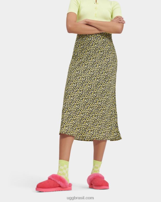 rosa rosado 4VTTD612 UGG mulheres chinelo clássico ii