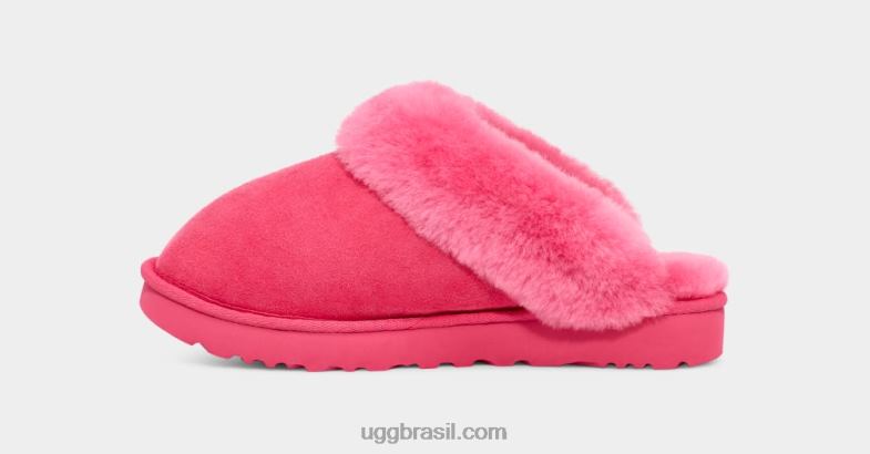 rosa rosado 4VTTD612 UGG mulheres chinelo clássico ii