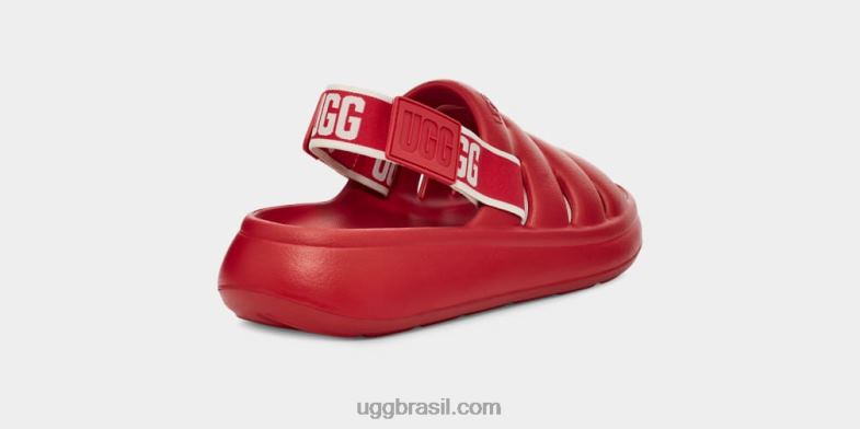 samba vermelho 4VTTD444 UGG mulheres esporte sim deslize