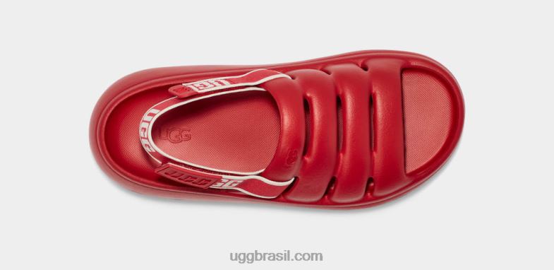 samba vermelho 4VTTD444 UGG mulheres esporte sim deslize