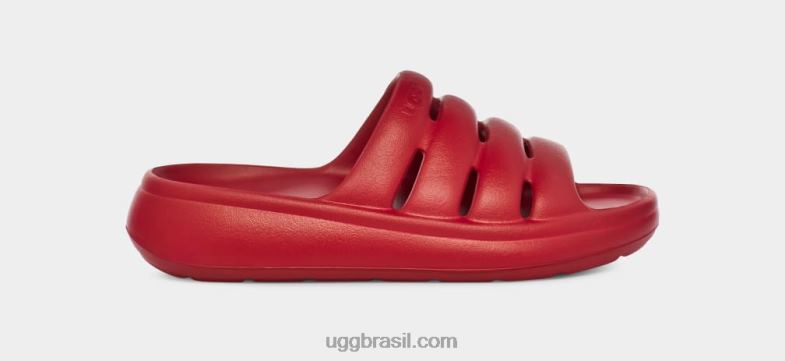samba vermelho 4VTTD444 UGG mulheres esporte sim deslize