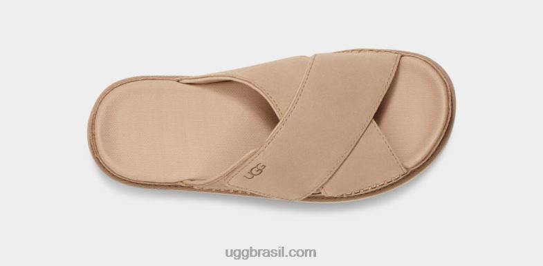 troncos 4VTTD437 UGG mulheres slide transversal goldenstar