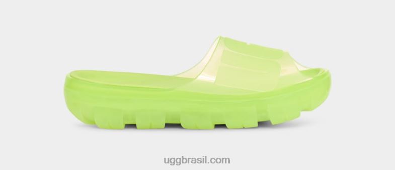 verde claro 4VTTD399 UGG mulheres slide de gelatina transparente