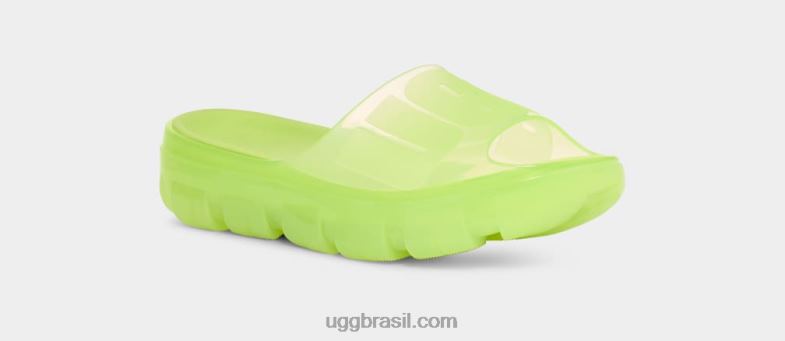 verde claro 4VTTD399 UGG mulheres slide de gelatina transparente
