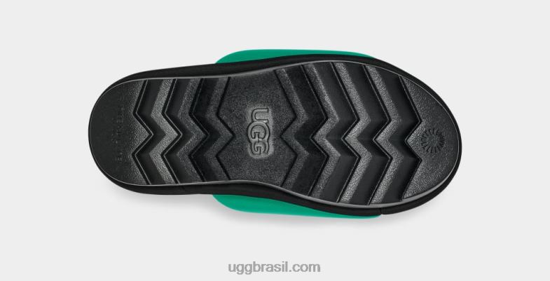 verde esmeralda/preto 4VTTD758 UGG mulheres maxi slide gráfico
