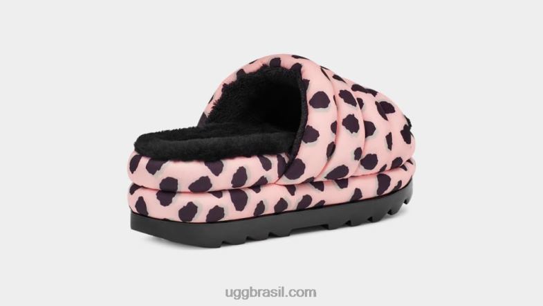 vieira rosa 4VTTD2139 UGG mulheres maxi slide estampa de chita