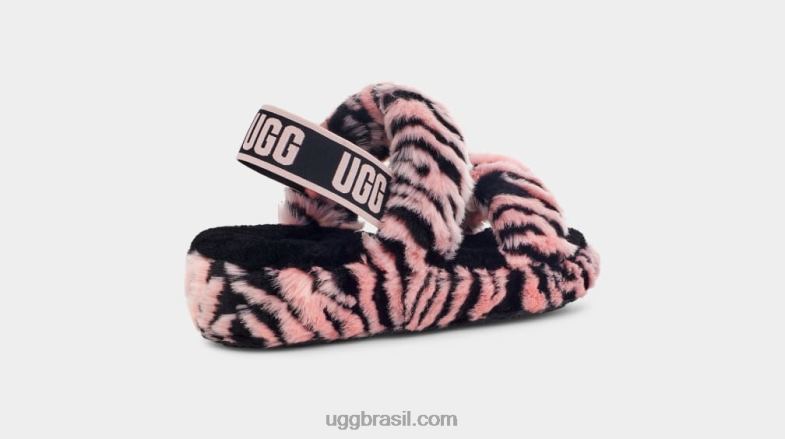 vieira rosa 4VTTD852 UGG mulheres oh sim estampa de tigre