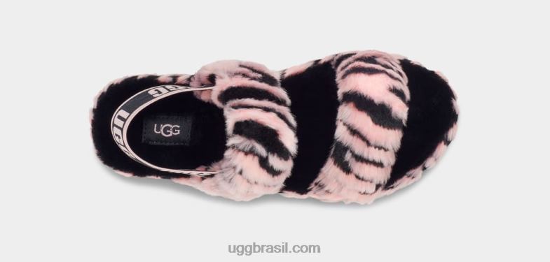 vieira rosa 4VTTD852 UGG mulheres oh sim estampa de tigre