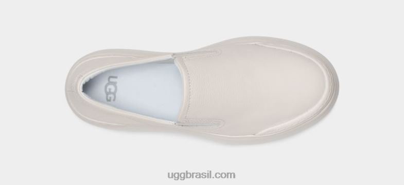 Branco brilhante 4VTTD10 UGG mulheres mega deslizamento marin