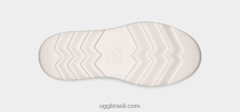 Branco brilhante 4VTTD10 UGG mulheres mega deslizamento marin