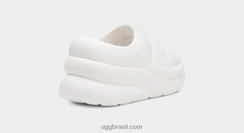 Branco brilhante 4VTTD2118 UGG mulheres esporte sim tamanco