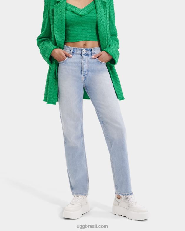 Branco brilhante 4VTTD484 UGG mulheres renda mega marin