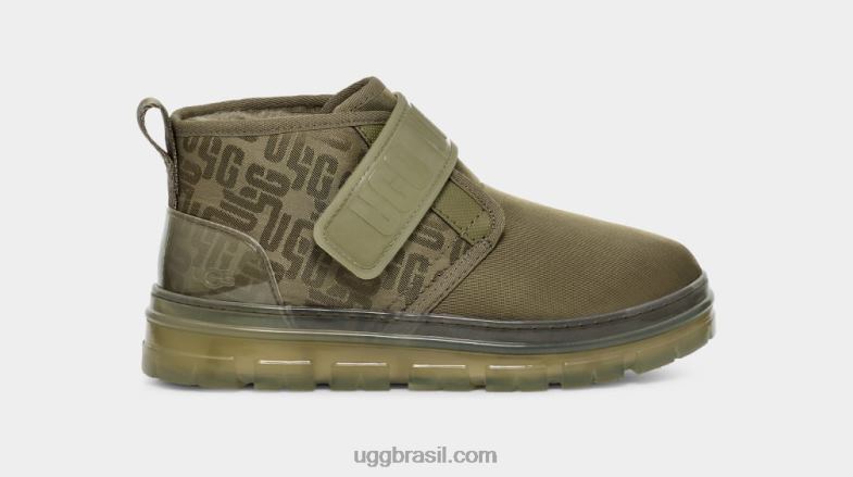 azeitona queimada 4VTTD666 UGG mulheres monograma gráfico neumel