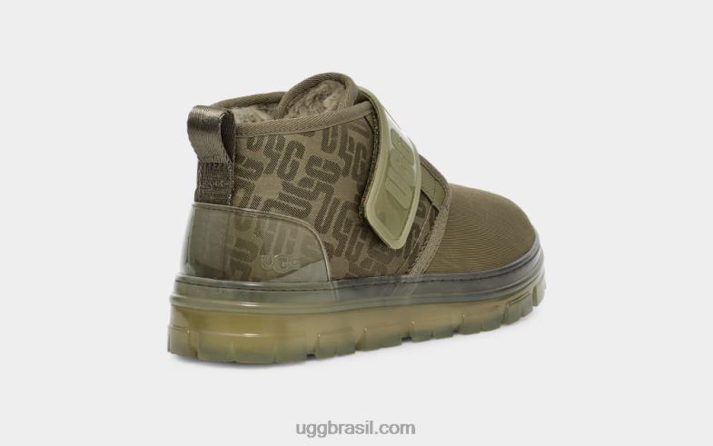 azeitona queimada 4VTTD666 UGG mulheres monograma gráfico neumel