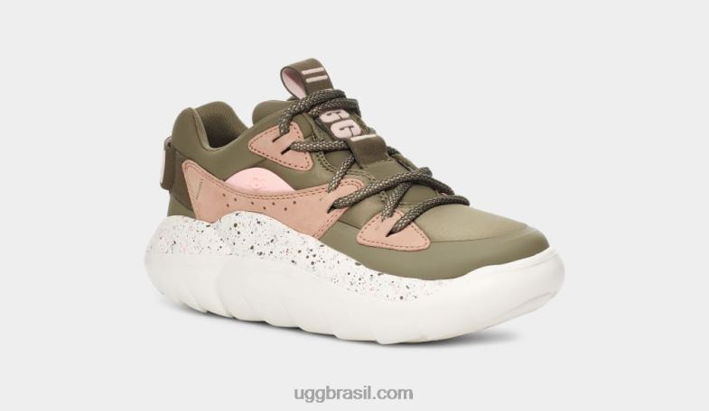 azeitona queimada 4VTTD727 UGG mulheres a renda da nuvem